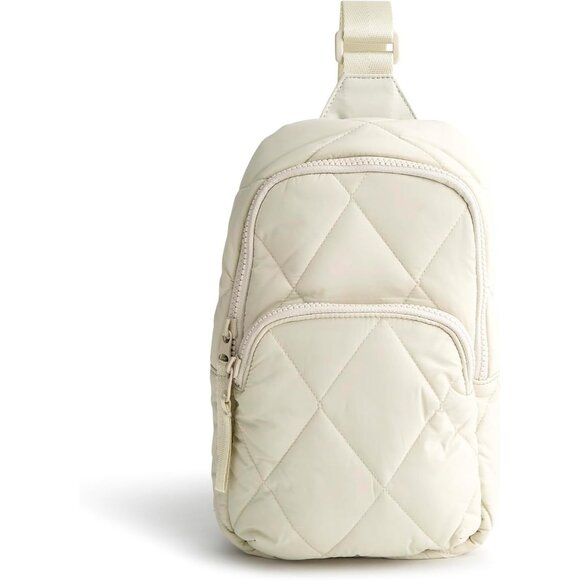 Women's Featherweight Sling Backpack Bag - Pumice Stone | Eco-Friendly & Stylish - Picture 4 of 7